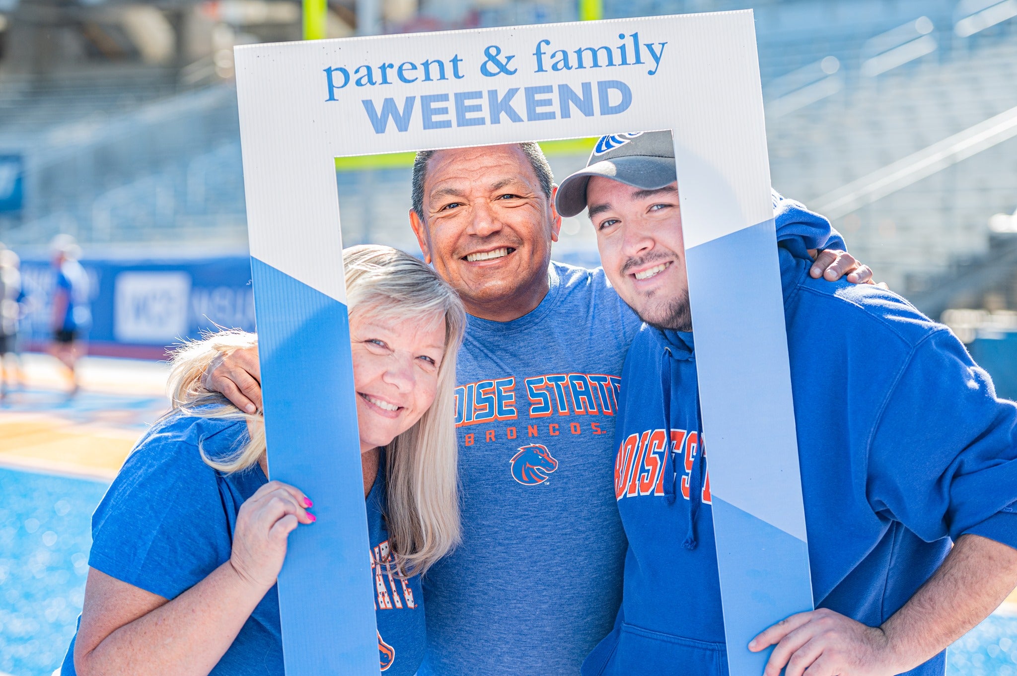 family at parent and family weekend