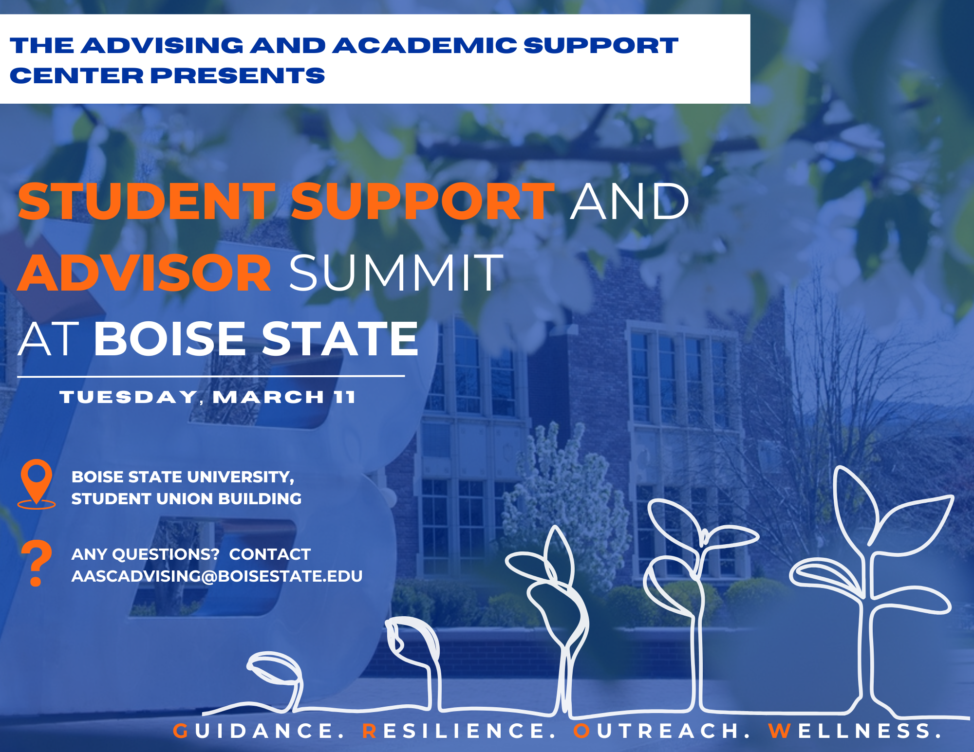 Student Support and Advisor Summit at Boise State University