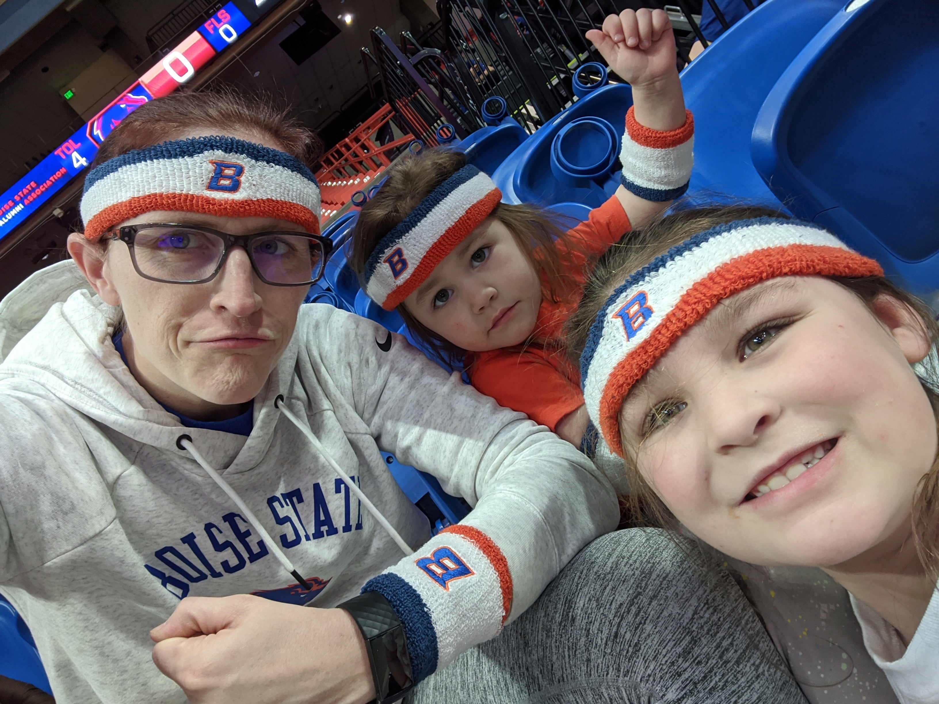 Heather Carlson and her daughters