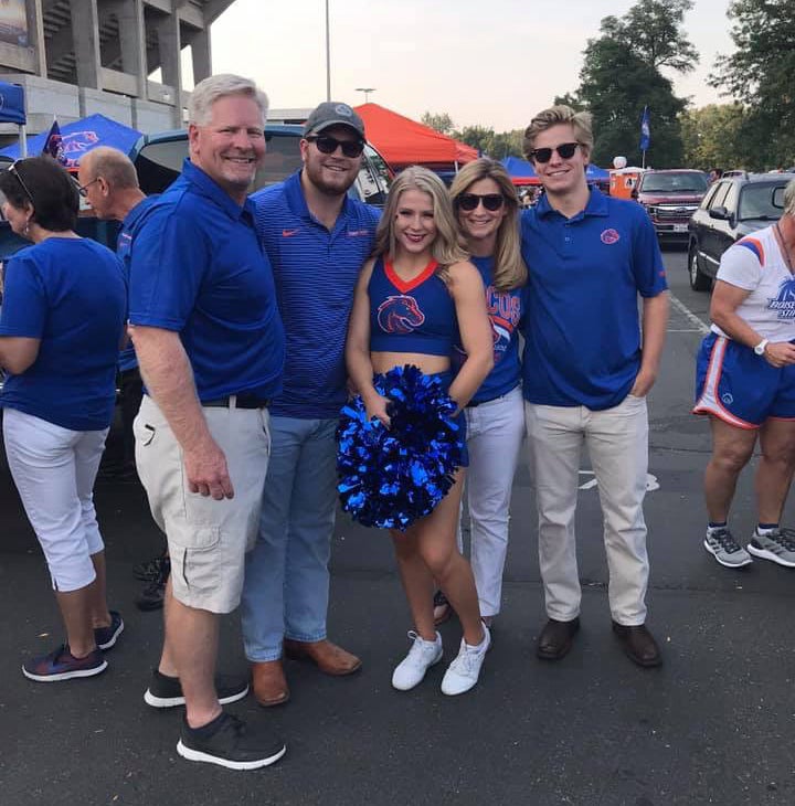 Scott Baker with family Brandon Baker, Madison Baker, Sherri Baker and Ryan Baker