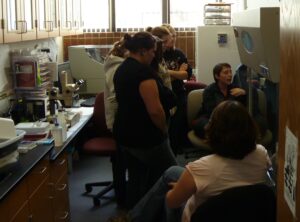 High school students from Salmon, ID tour the Morphology Laboratory