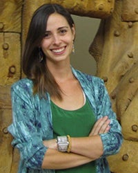 Ziortza Gandarias Beldarrain, assistant professor from the Basque Studies program in the Department of World Languages