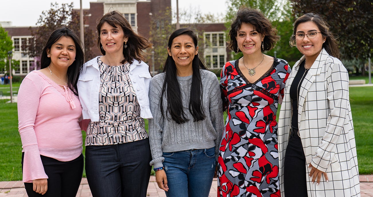 Project Scientia members from left to right: Mayra De Anda Hernández, Fatima Cornwall, Sandra Velazco, Carolina Viera, Valeria Montelongo