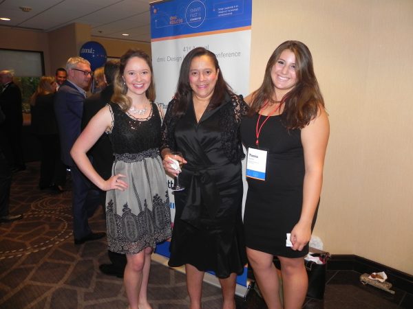 DMI President, Carole Bilson (Center)