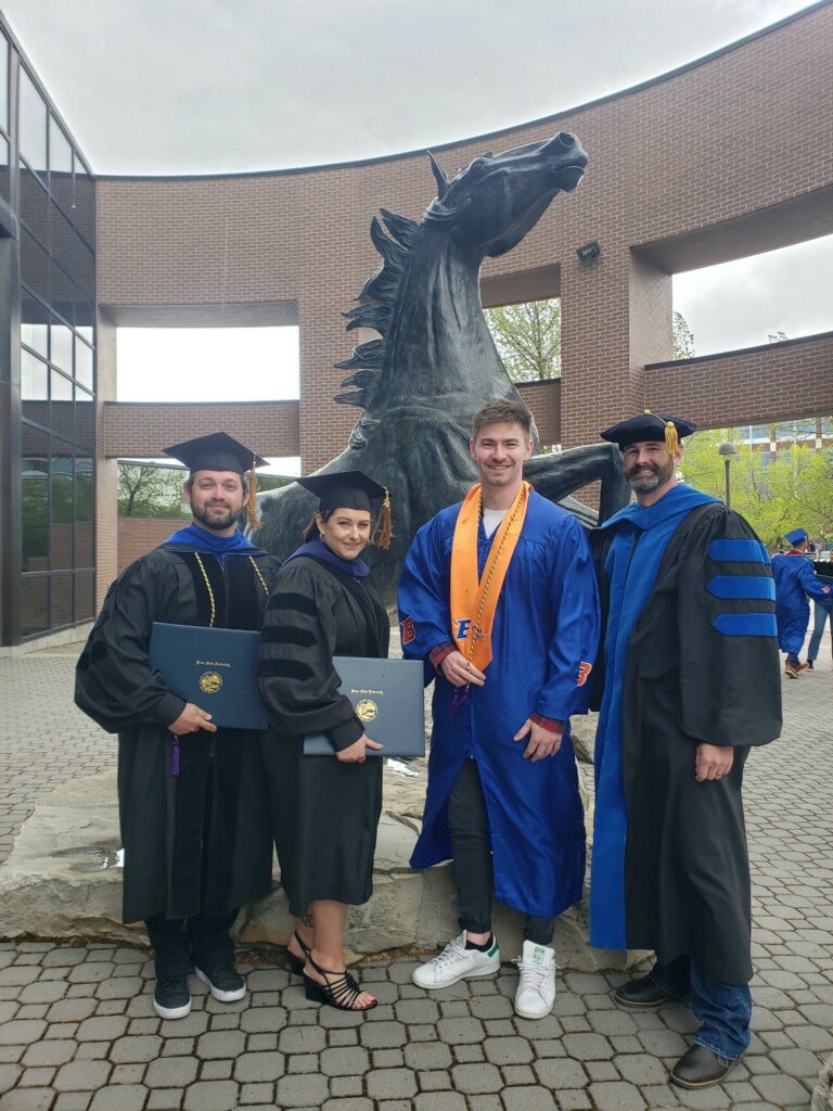AML graduates at Boise State University’s spring commencement ceremony