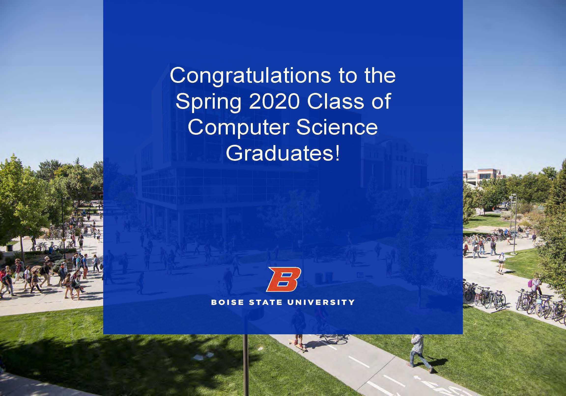 Start of Slideshow congratulating graduates. 