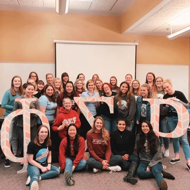 Phi Sigma Rho group photo
