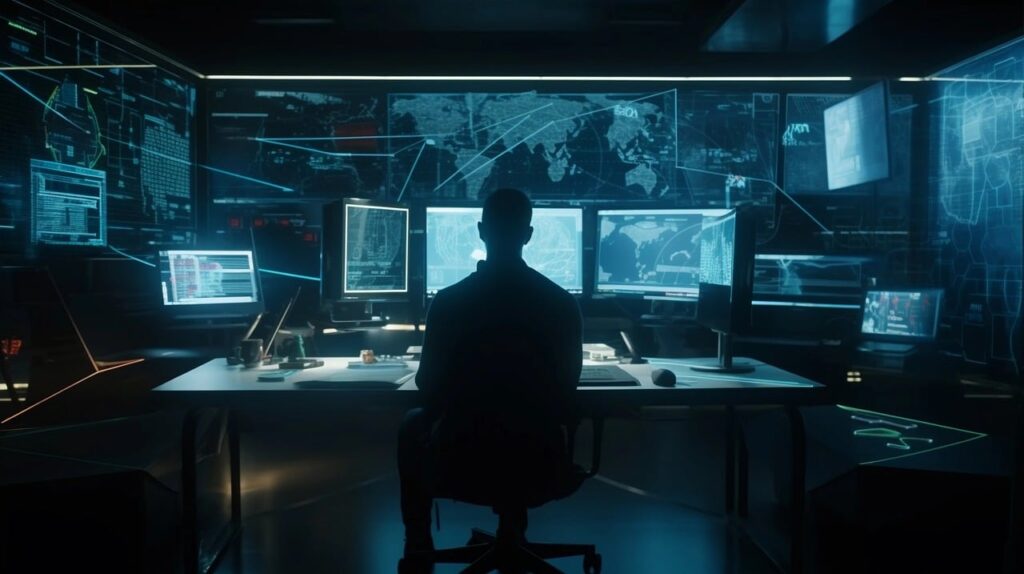 image of internet control center