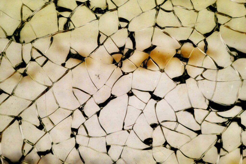 beige cracked surface