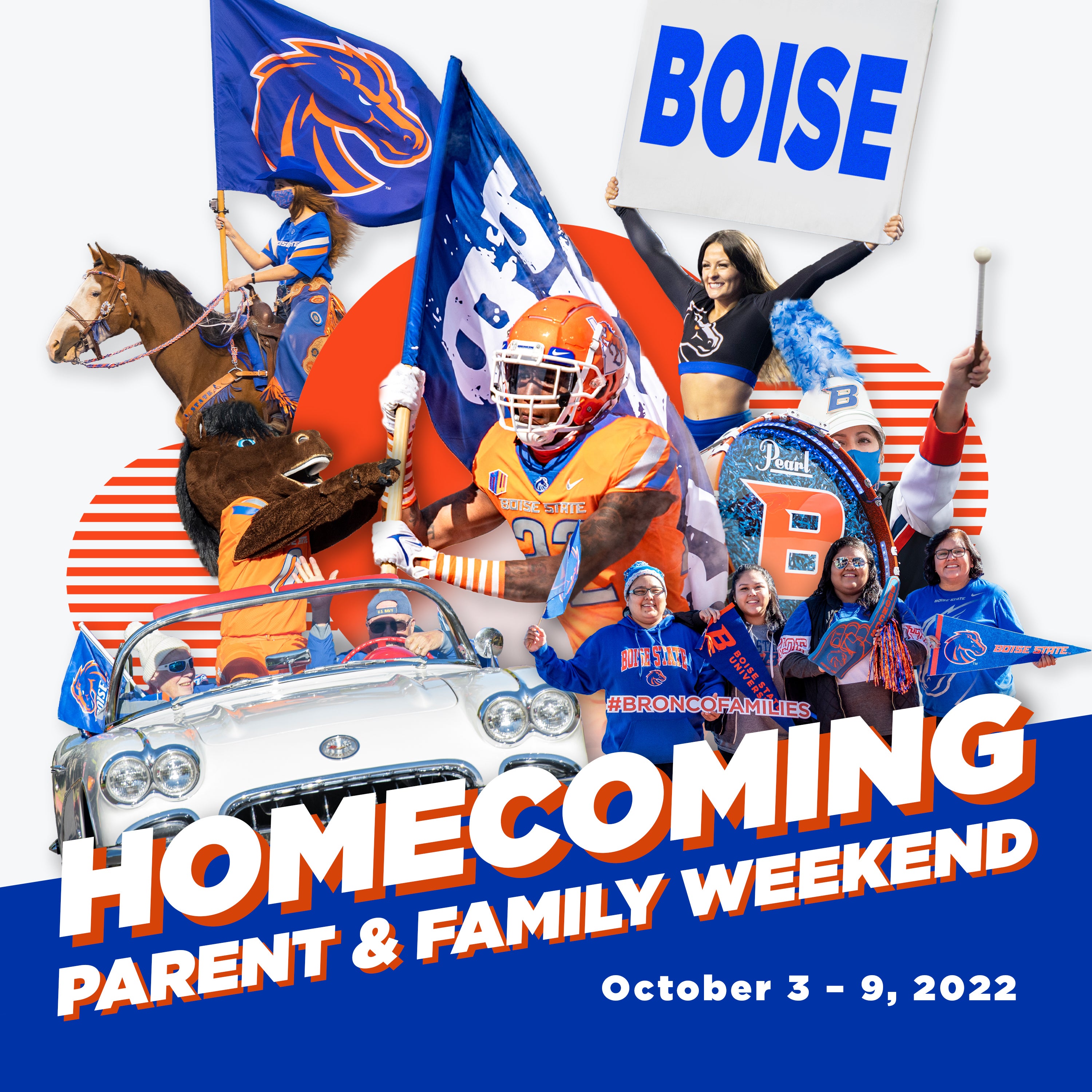 Homecoming Parent and Family Weekend, Oct 3-9, 2022 