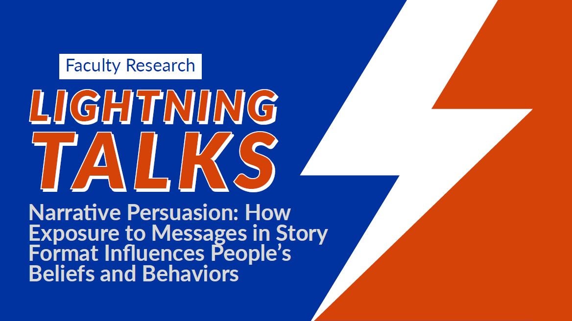 Lightning Talks Narrative Persuasion youtube video