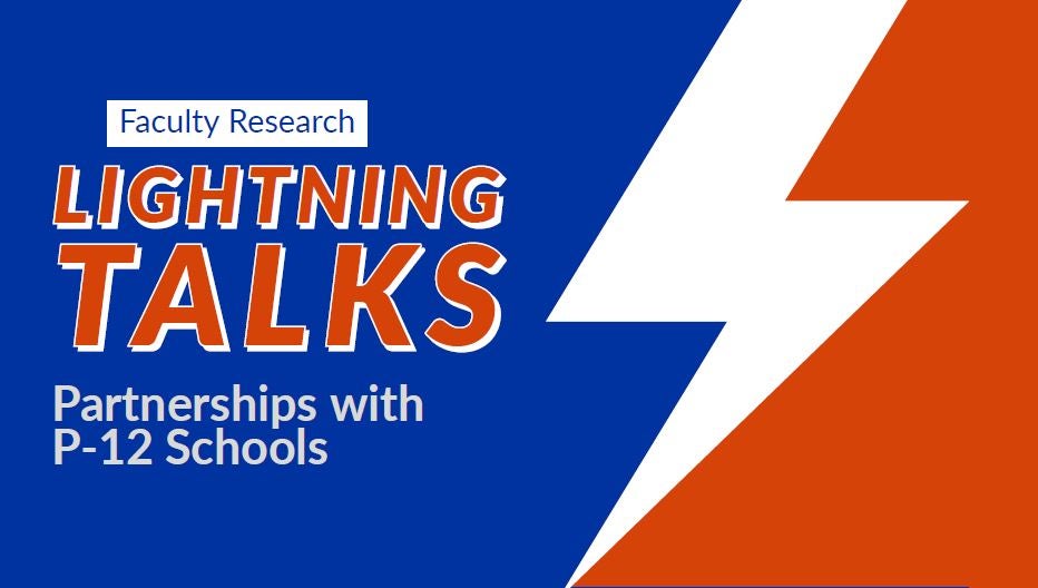 Lightning Talks Partnerships with P-12 Schools youtube video
