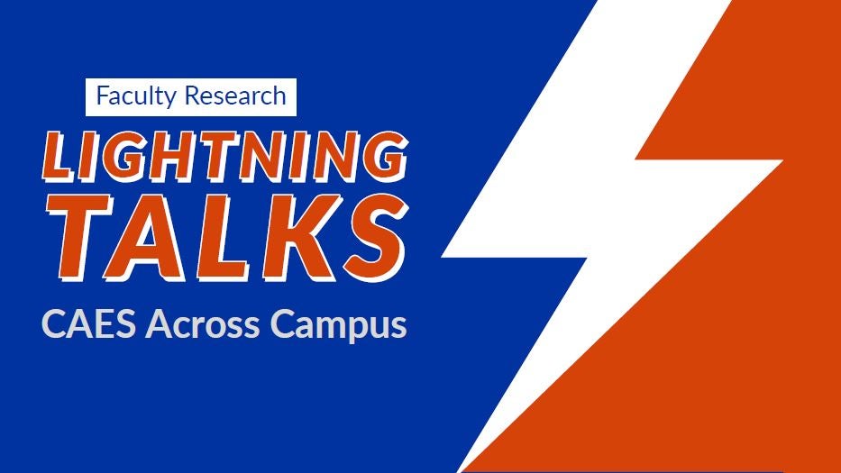 Lightning Talks CAES Across Campus youtube video