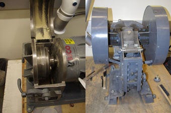 Bico disk mill and jaw crusher.