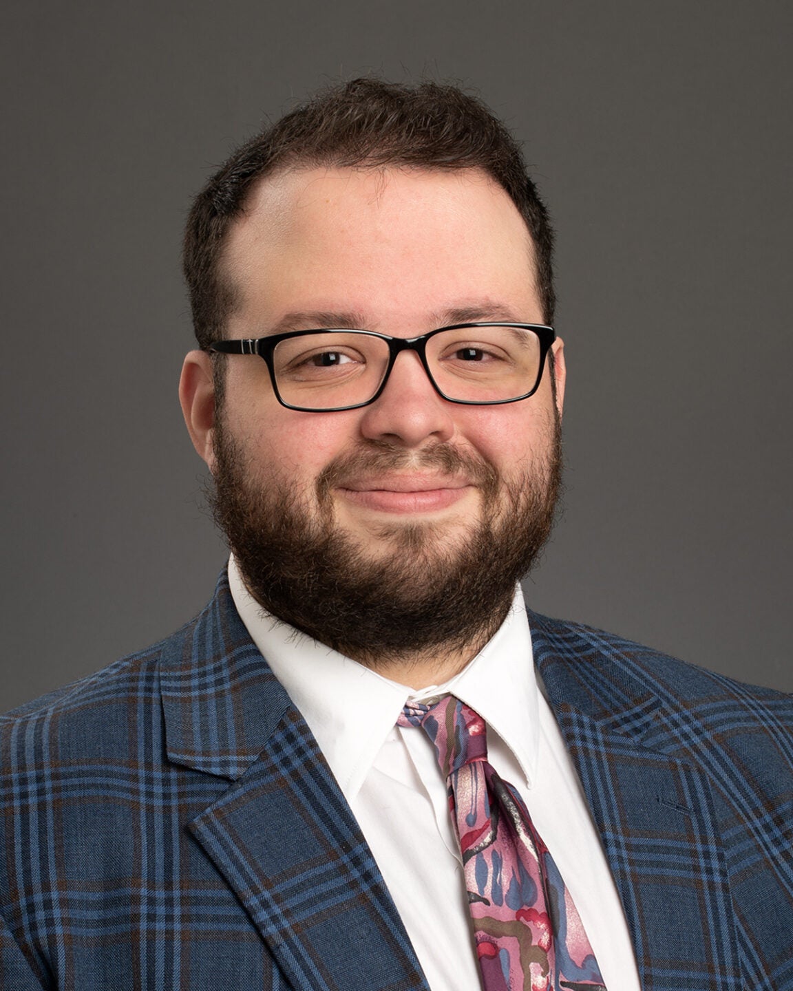 Professional headshot of McNair Scholar Gabriel Rodriguez