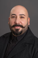 Studio portrait of Anthony Sanchez