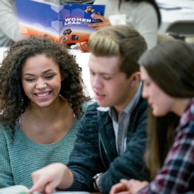 Students attending YWLC