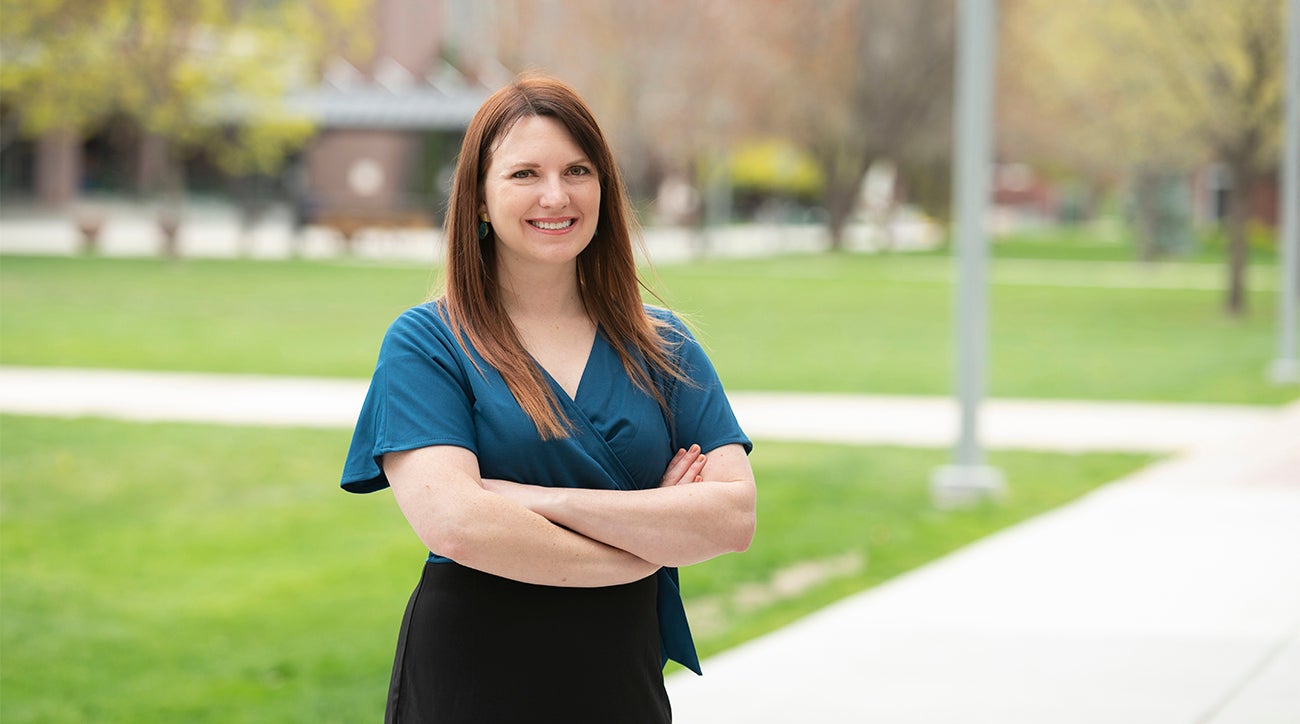 Kara Fink, Boise State Magazine alumni profile. John Kelly photo.