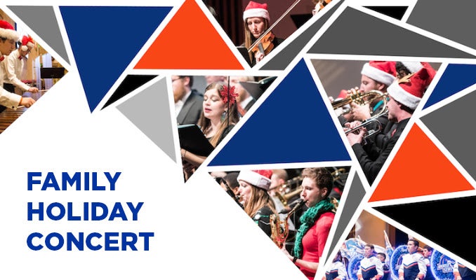 Family Holiday Concert collage