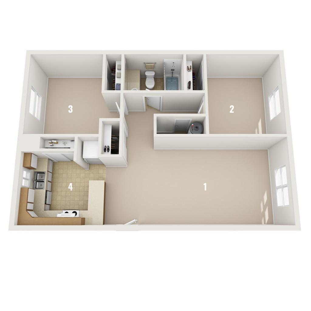 2 bedroom apartment floor plans