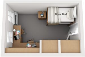 Double bunk floorplan