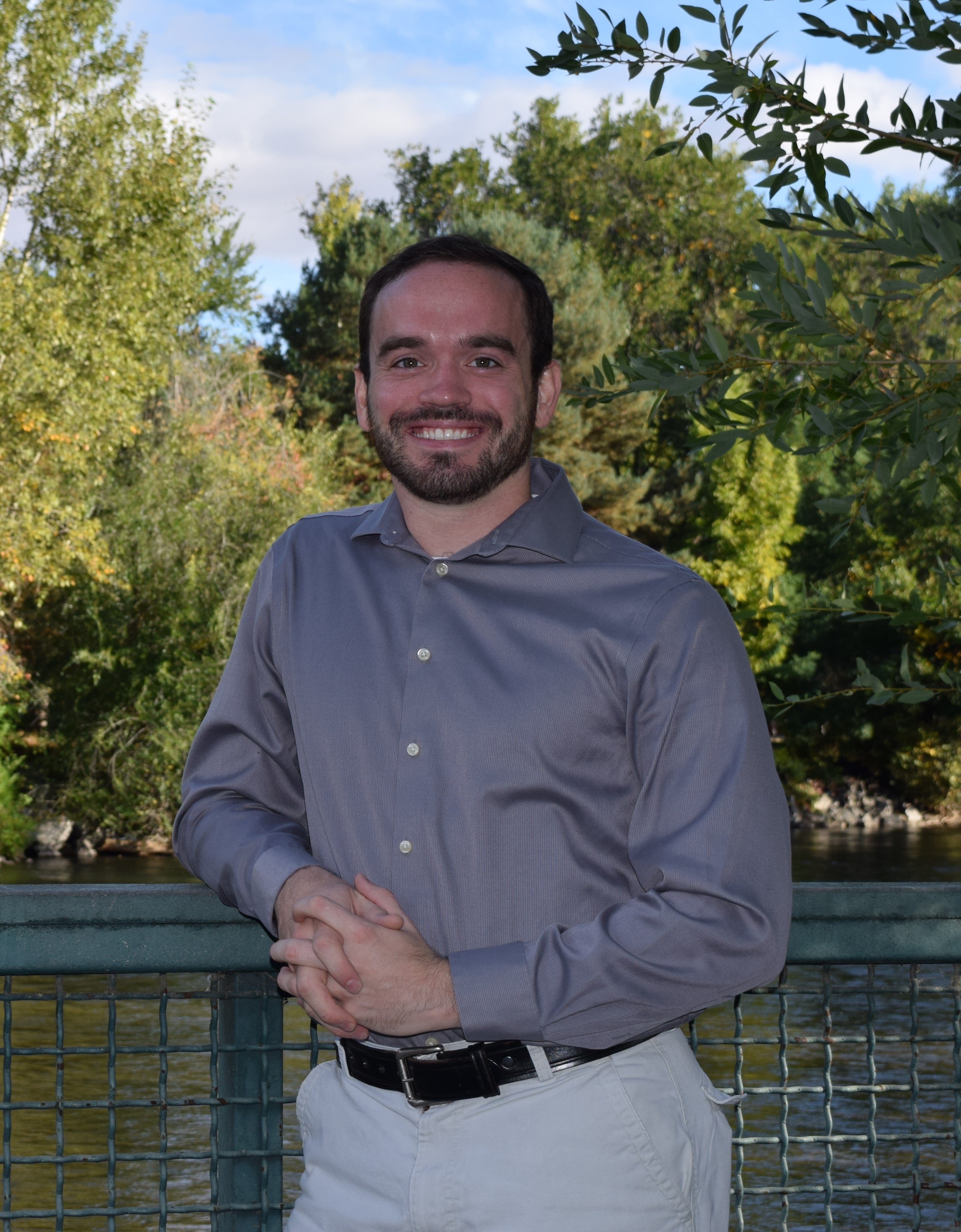 Photo of Dr. Aaron Smith outdoors