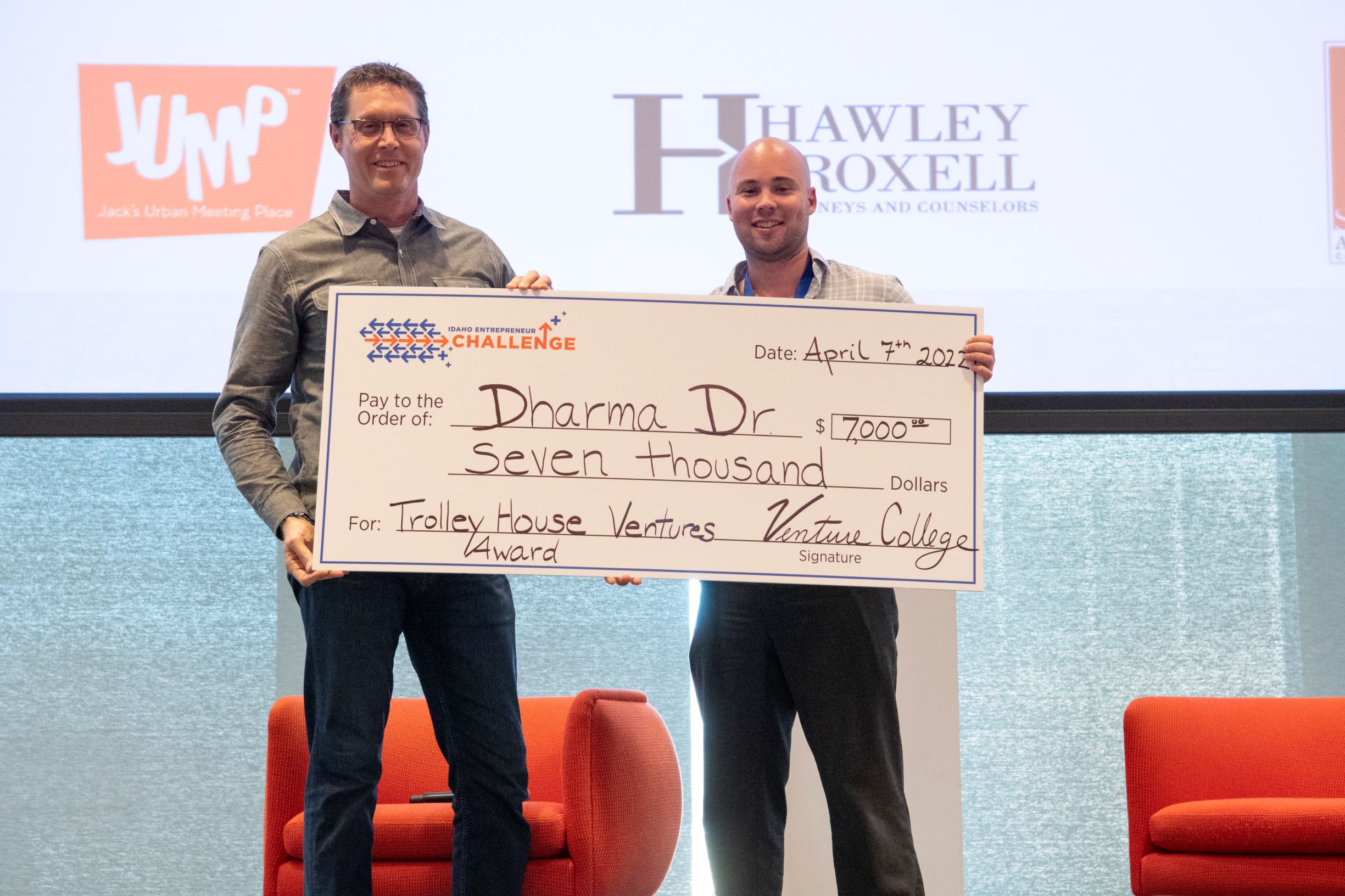 Idaho entrepreneur challenge winner dharma dr
