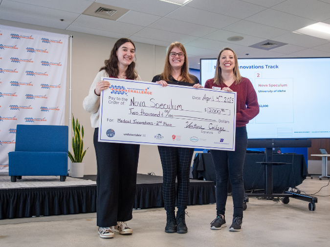 2025 Idaho Entrepreneur Challenge, Medical Innovations Track 1st place winner, Nova Speculum