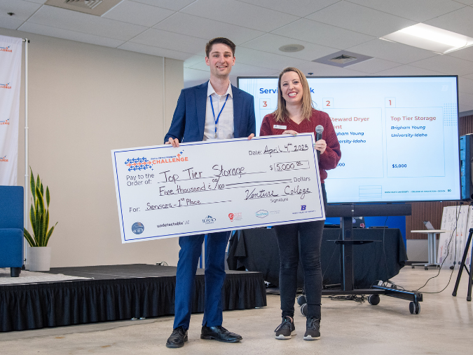 2025 Idaho Entrepreneur Challenge, Services Track 1st place winners, Top Tier Storage