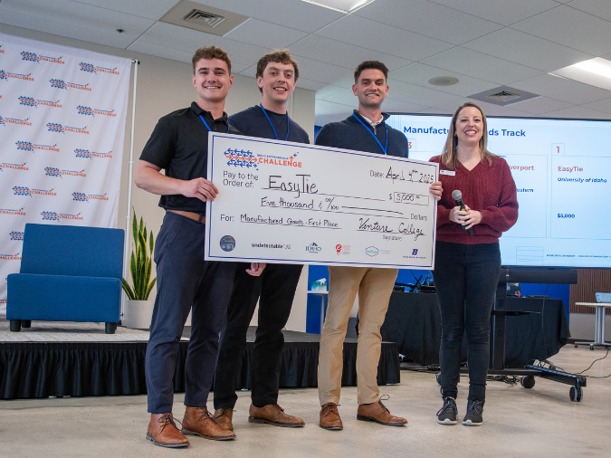 2025 Idaho Entrepreneur Challenge, 1st Place Manufactured Goods Track Winner, EasyTie