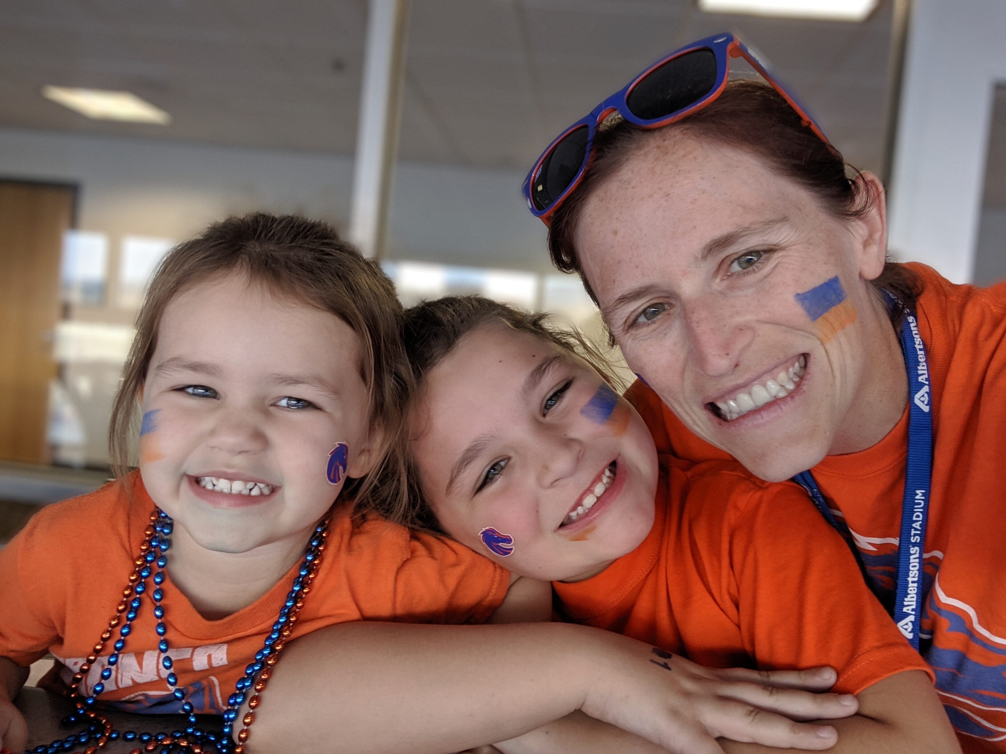 Heather Carlson and her daughters