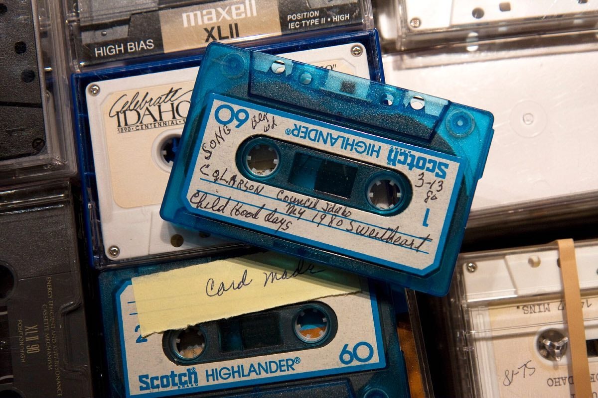cassette tapes with Idaho folklore