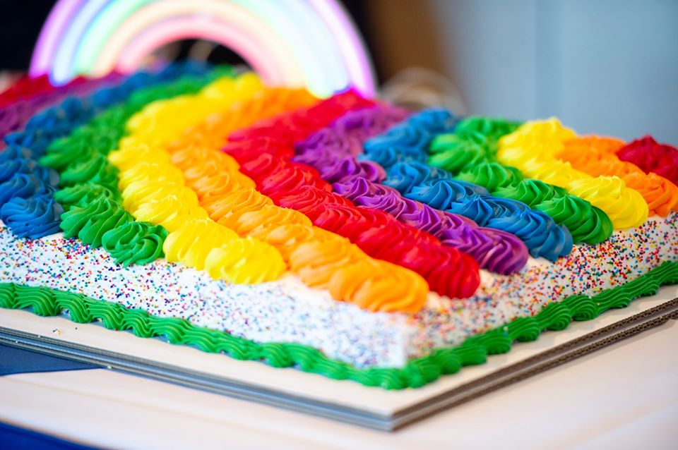 rainbow cake!