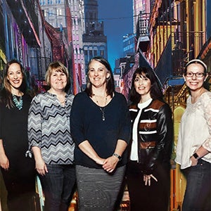 World Languages Faculty from left to right: Kelly Arispe, Cassie Shelton, Becca Sibrian, Fatima Cornwall and Amber Hoye at the 2018 annual conference in New Orleans.