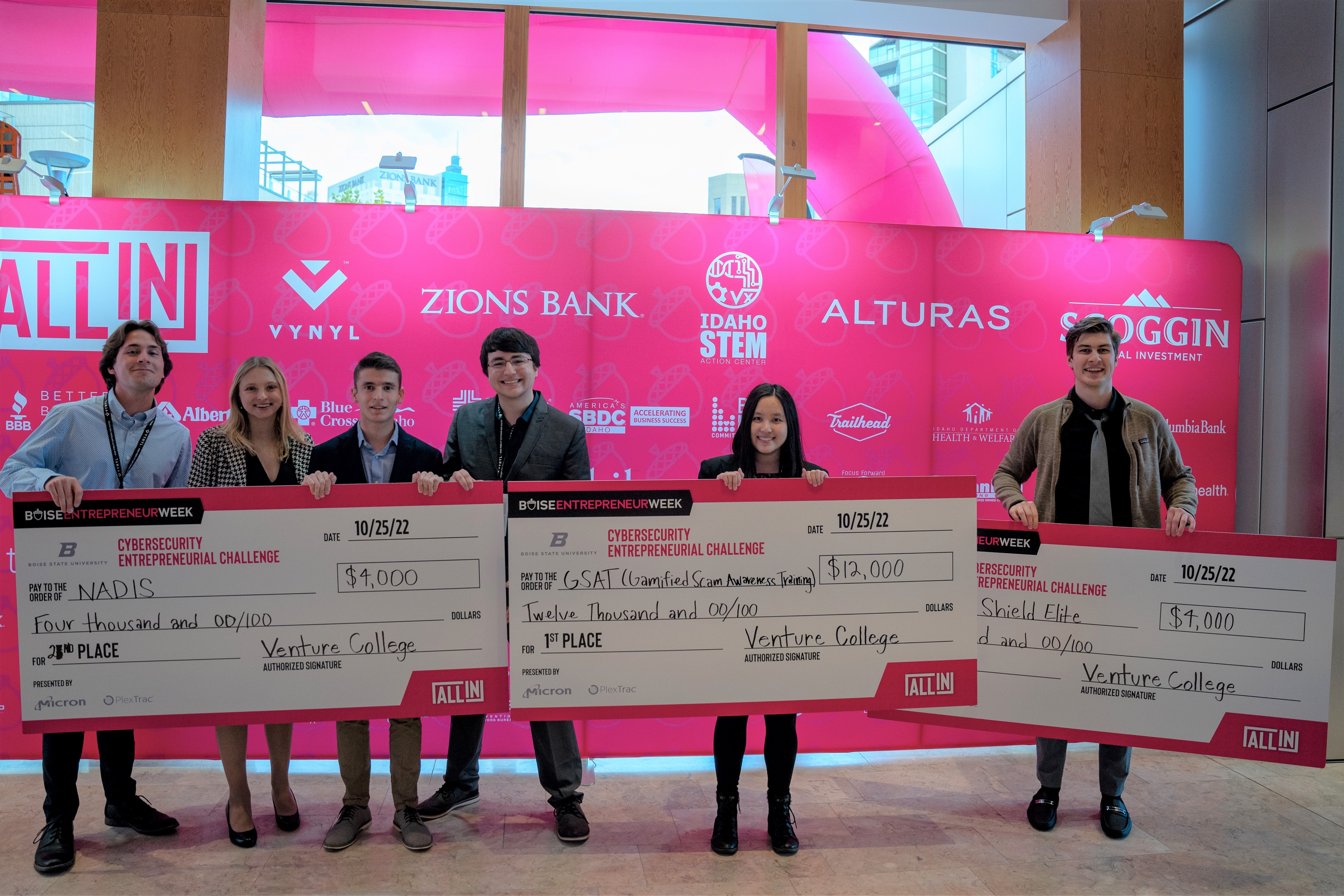 Winners of the 2022 Cybersecurity Entrepreneur Challenge