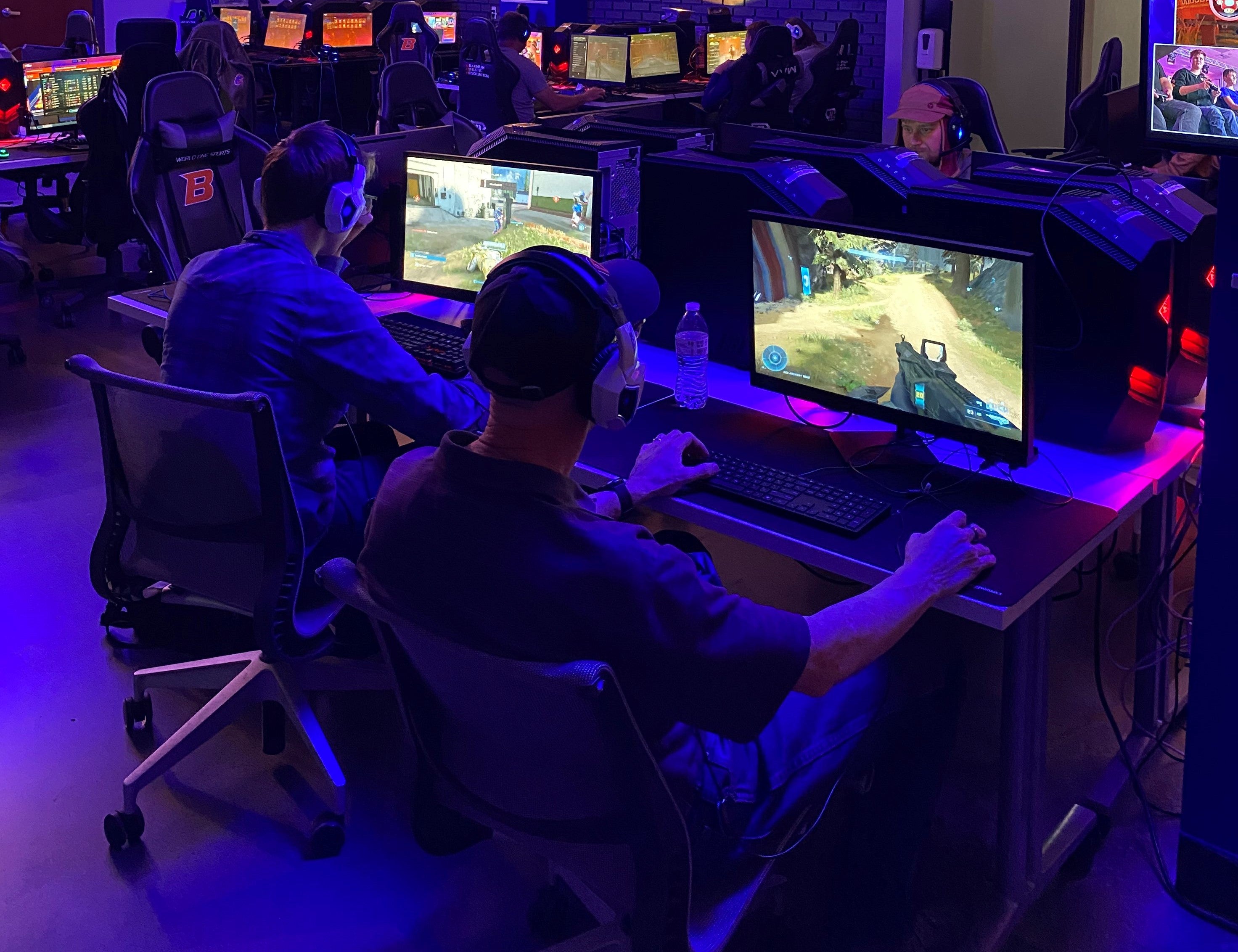 Kount employees competing at Esports