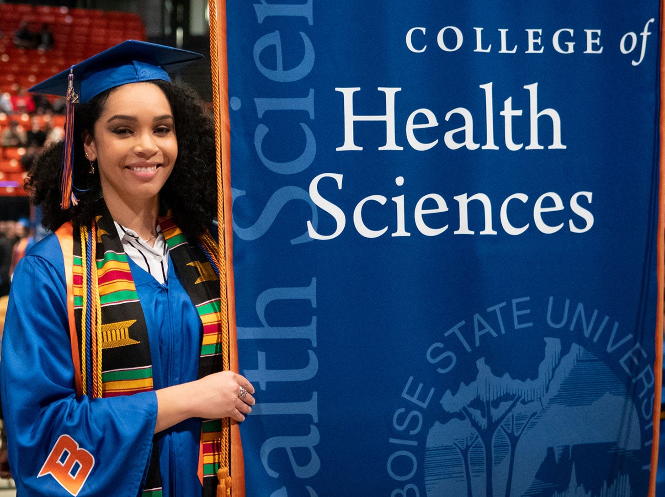 Lauren James Felton, student marshal for College of Health Sciences in the Winter 2023 Commencement Ceremony