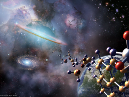 Image of an evolving galaxy.