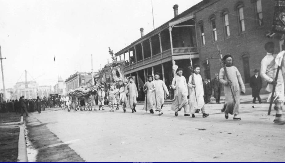 Archival black and white photo