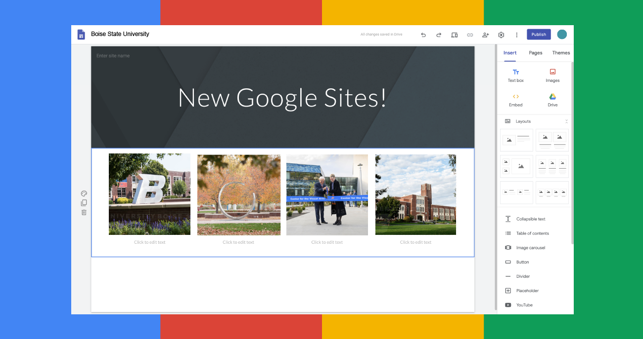New Google Sites