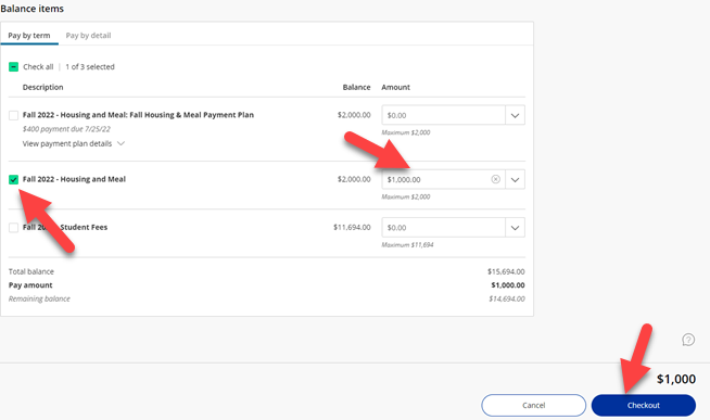 pick payments screenshot in myboisestate