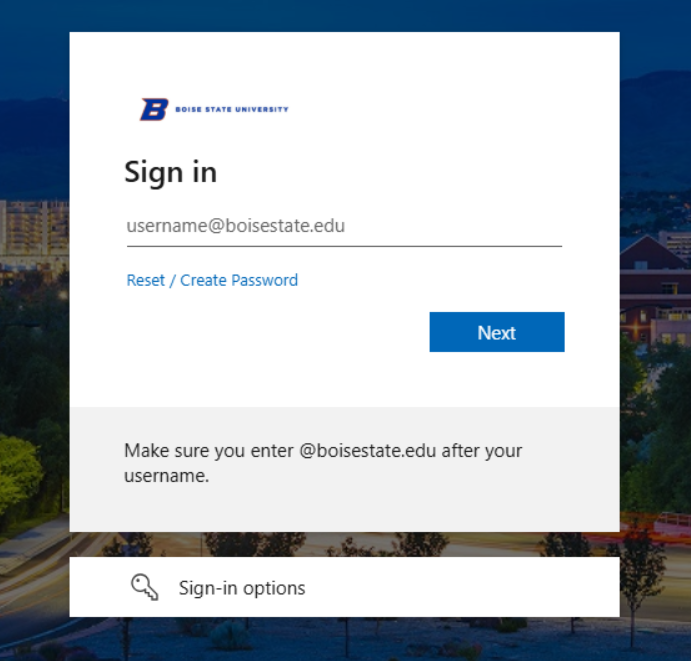 screenshot of Zoom Entra ID login