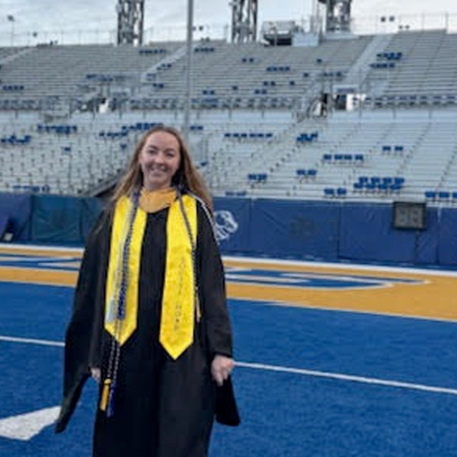 Online Master of Social Work graduate Ashlie Thacker