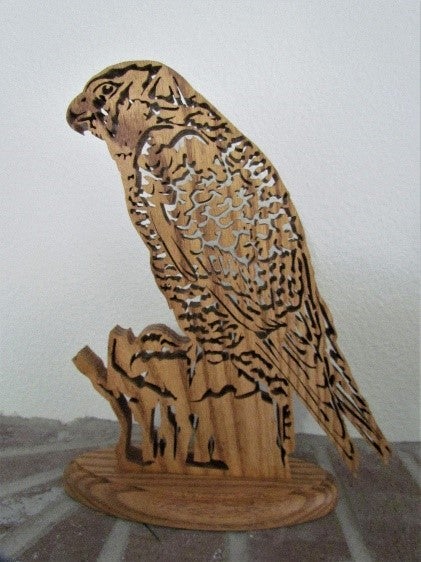 Wooden hawk