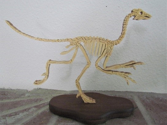 Wooden dinosaur