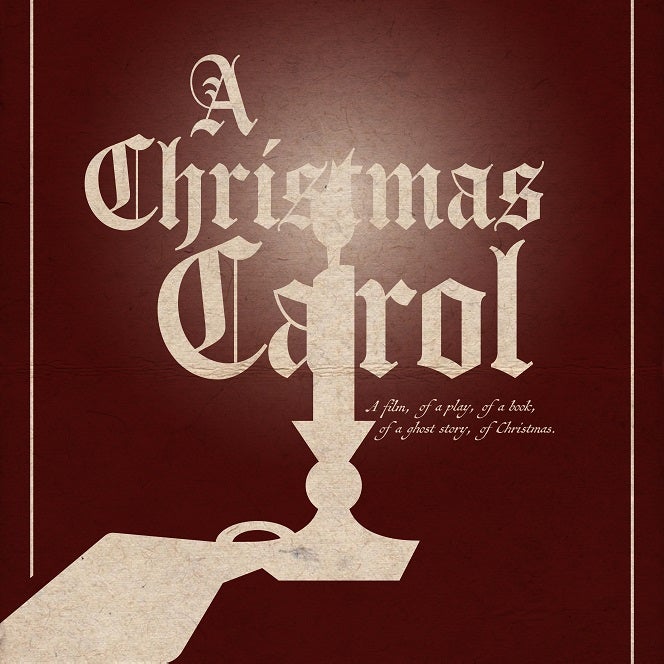 A movie poster for A Christmas Carol