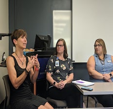 A panel discussion. 