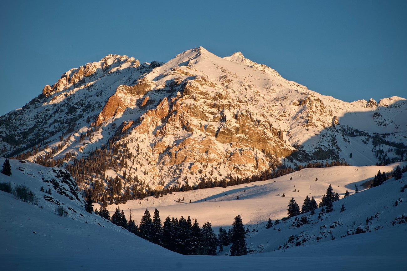 Sawtooth range landscape