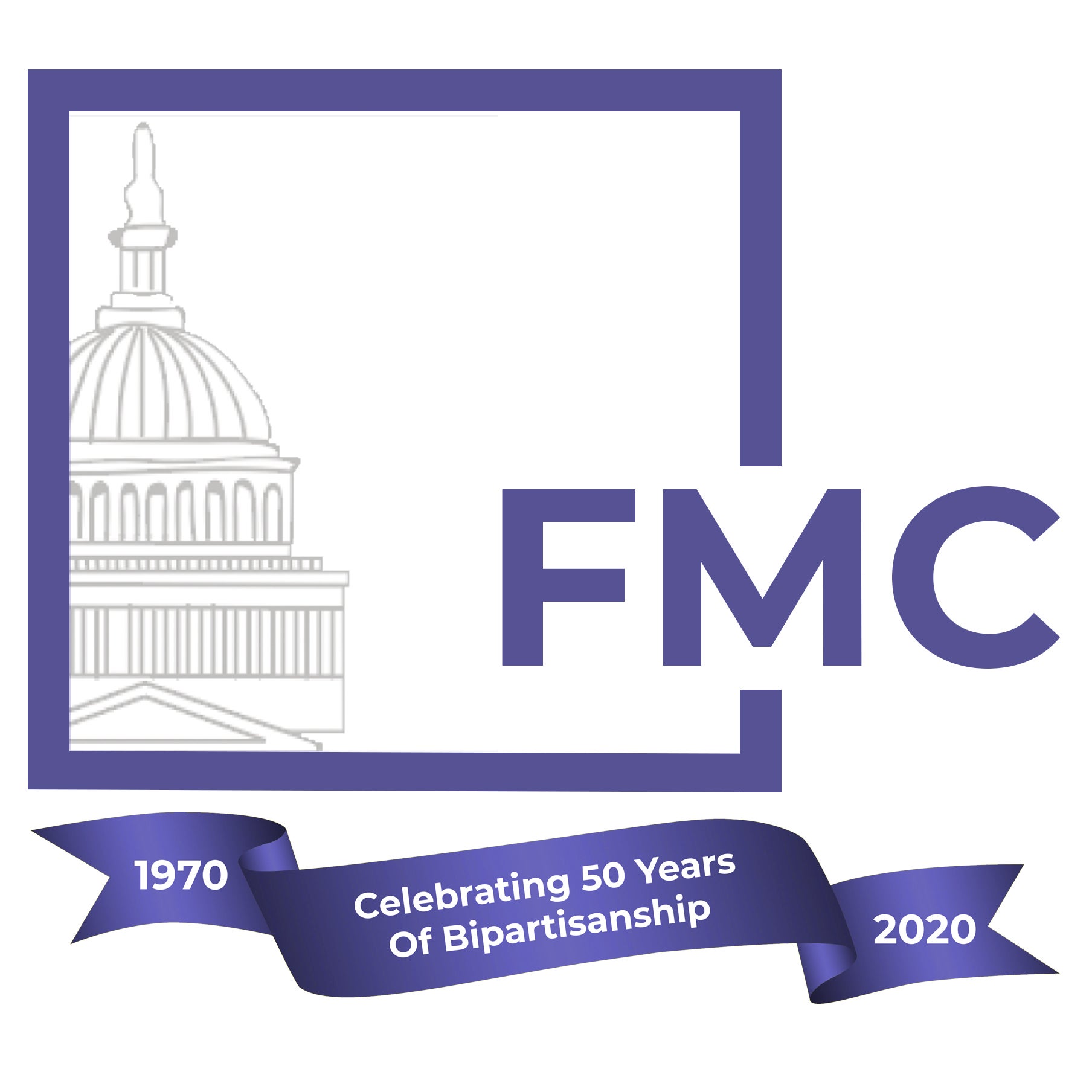 FMC 50 years of bipartisanship logo