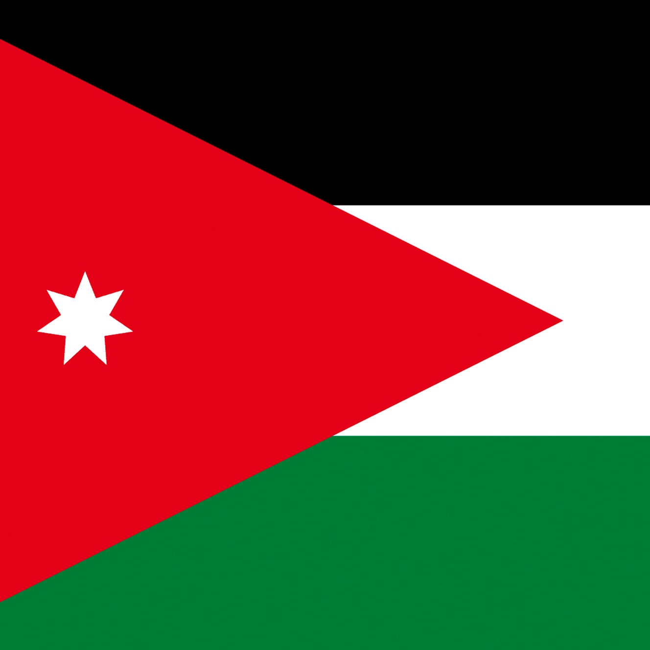 flag of jordan